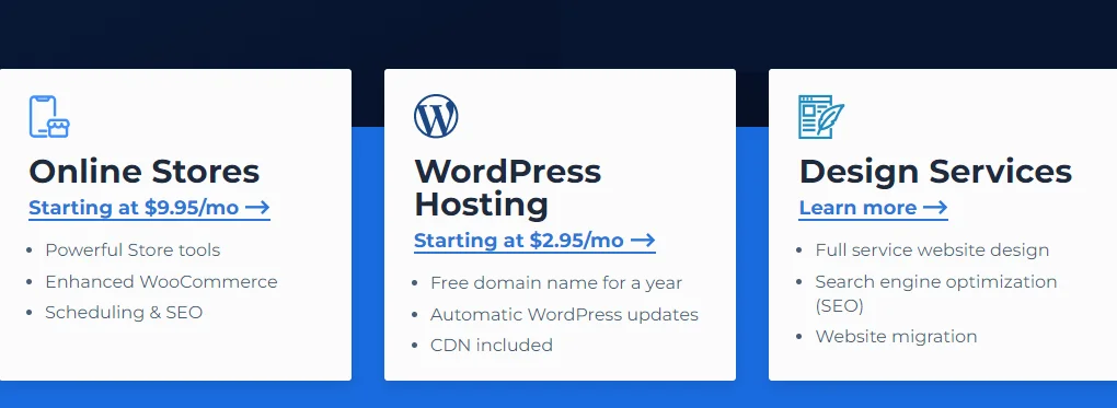 Bluehost web hosting